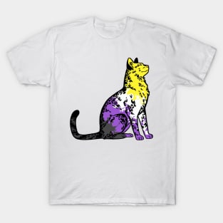 nonbinary pride kitty T-Shirt